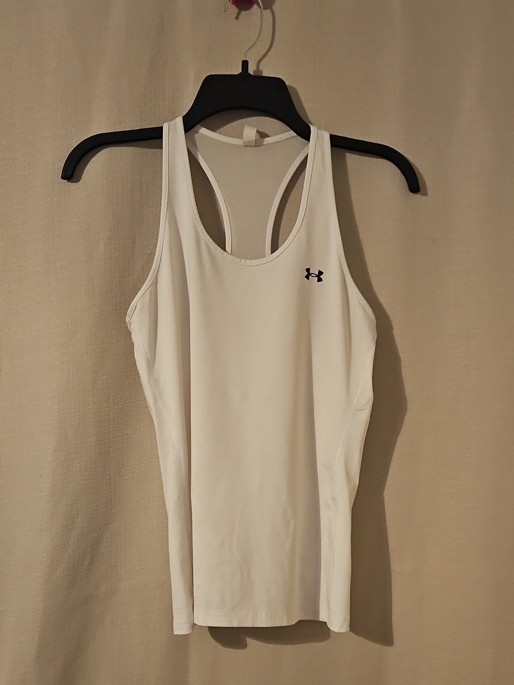 Under Armour White Racerback Performance Tank
